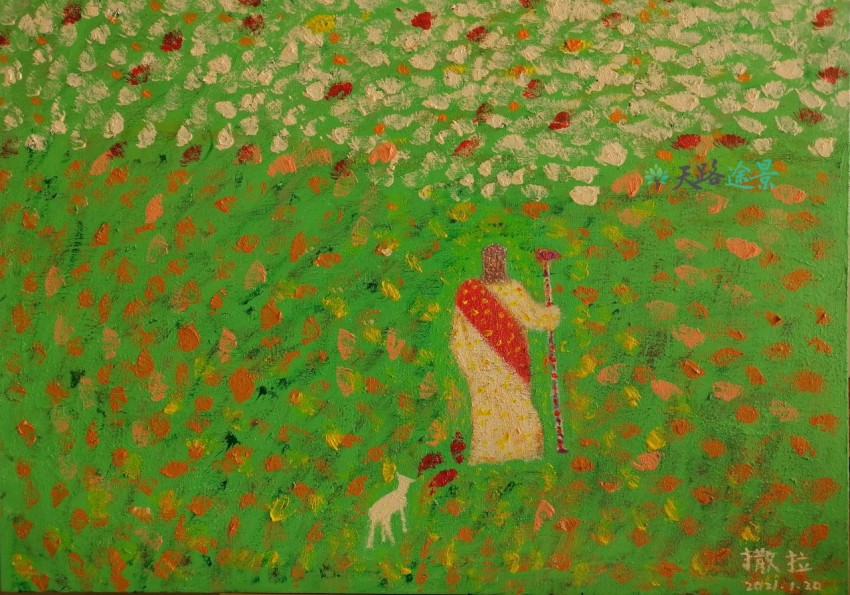 被寻回的小羊 the recovered lamb